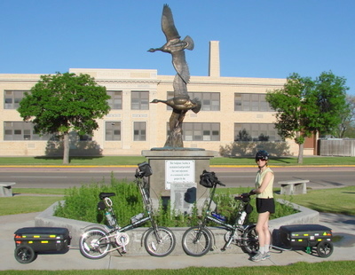 Famous Justin Young, Geese in Flight Bronze, Lamar.